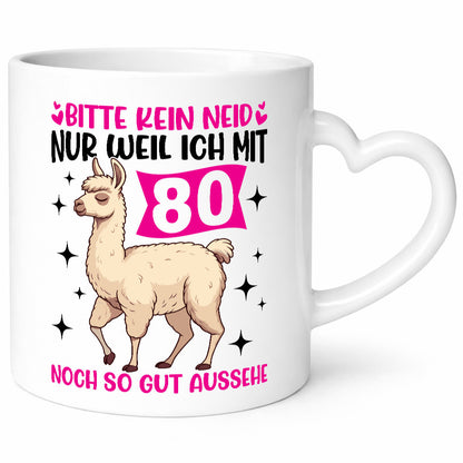 80. Geburtstag | 80 Jahre Lama gut aussehen Geschenk Geschenkidee lustiger