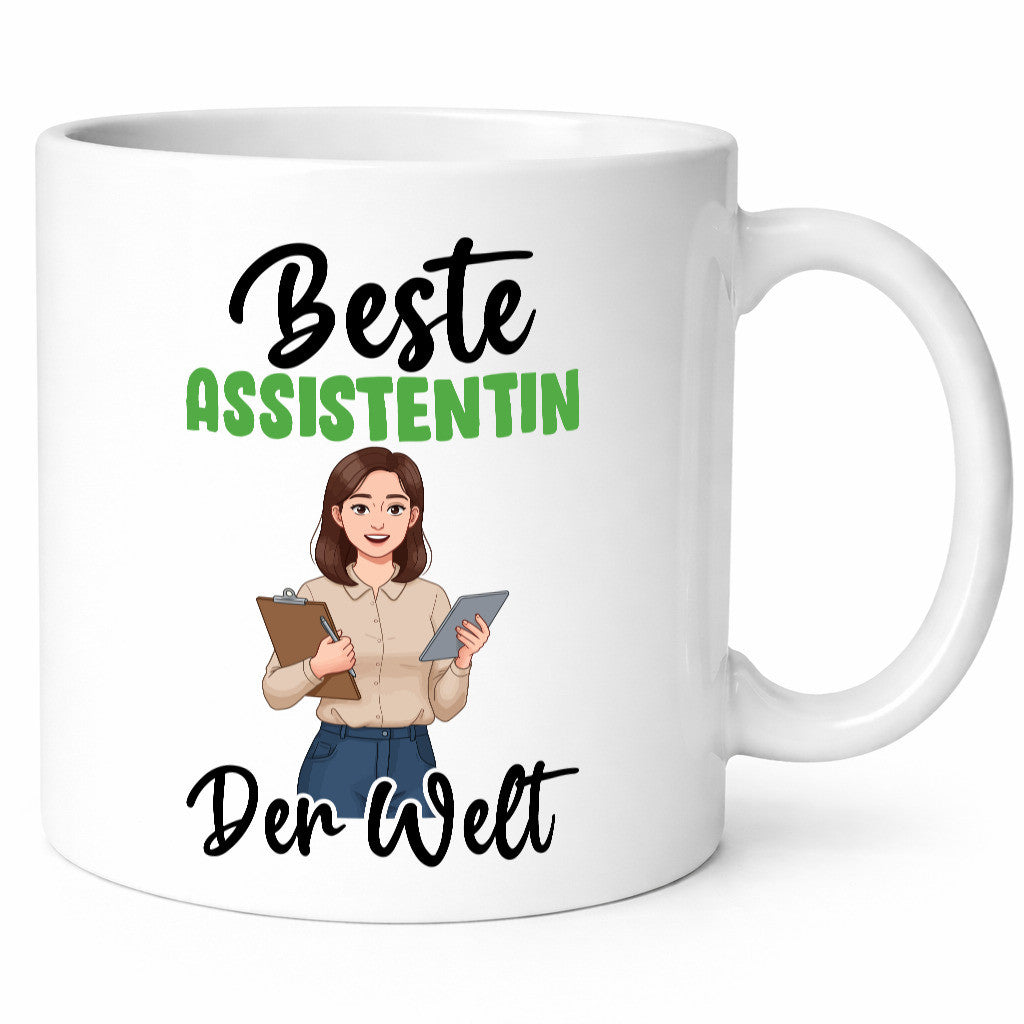Beste Assistentin | Assistenz Hilfskraft v2 Geschenkidee Humor Tasse