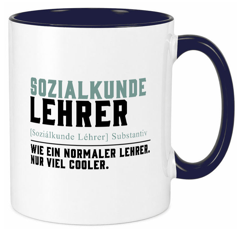 Sozialkundelehrer | Lehrer Unterricht Lieblingslehrer Geschenkidee Humor Tasse