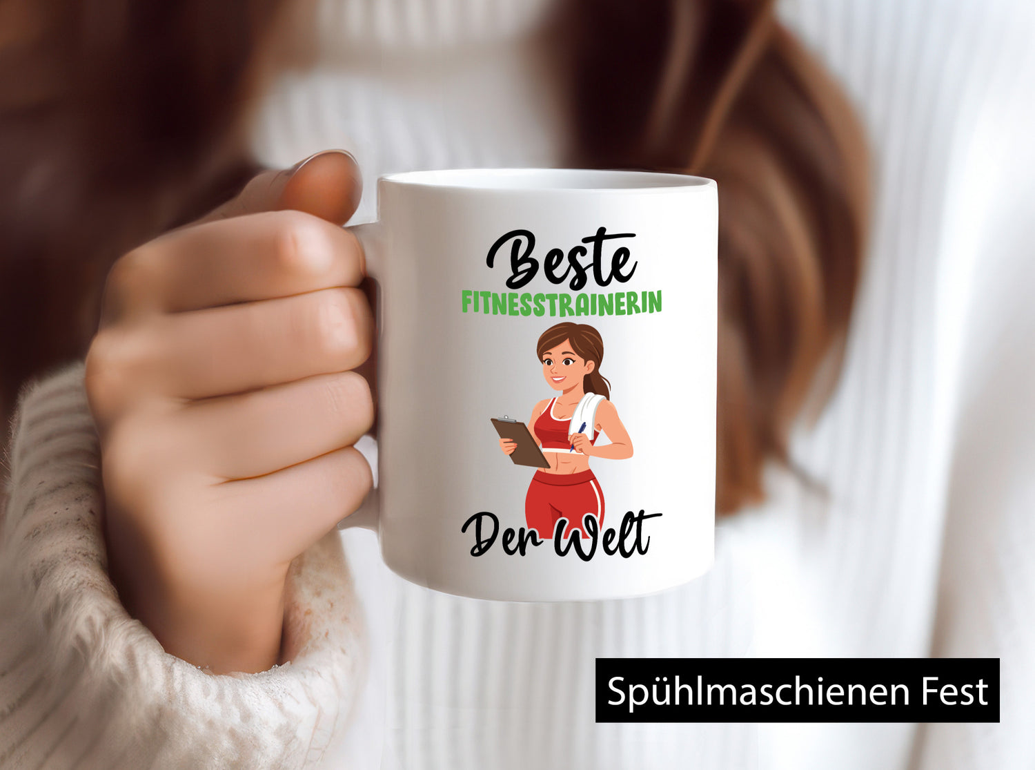 Beste Fitnesstrainerin | Trainerin Sport v2 lustiger Spruch Geschenk Humor