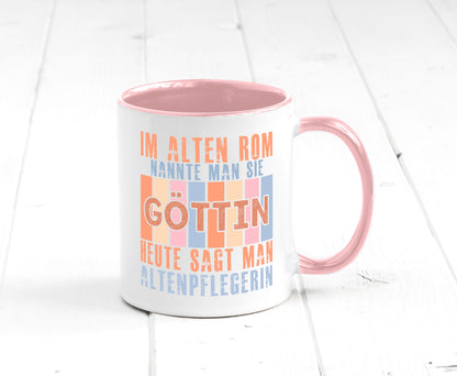 Heute sagt man: Altenpflegerin | Pflegepersonal Pflege Geschenk Humor