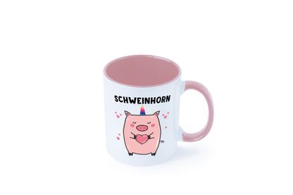 Schweinhorn lustig Humor Geschenkidee Geschenk Tasse