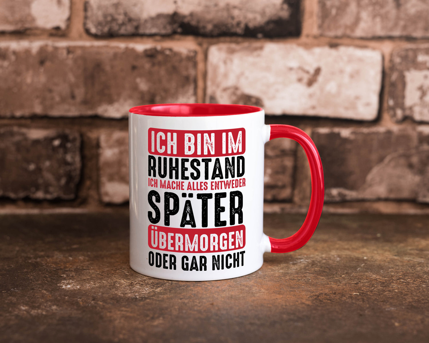Ich mache alles später oder gar nicht | Rentner Ruhestand Geschenkidee Jubiläum