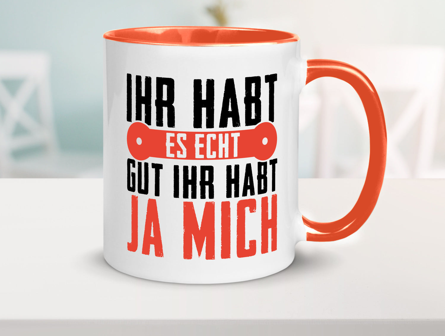 Ihr habt es echt gut ja mich lustig Humor Geschenkidee Geschenk Tasse