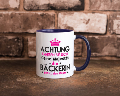 Seine Majestät Bäckerin | Bäckerei Frauen Backen Humor Geschenkidee Tasse