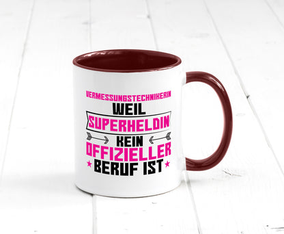 Superheldin Vermessungstechnikerin | Techniker Humor Geschenkidee Tasse