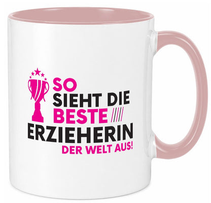 Die Weltbeste Erzieherin | Pädagogin Schule Geschenkidee Humor Tasse