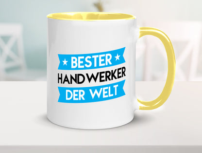 Bester Handwerker |Handwerk lustig Humor Geschenkidee Geschenk Tasse