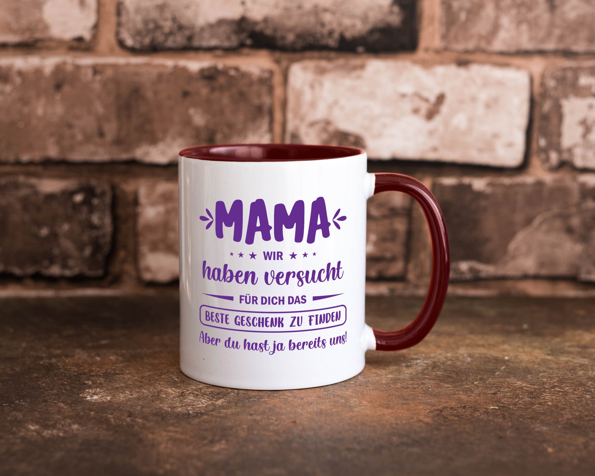 Perfekte geschenk | du hast ja bereits uns Muttertag lustiger Spruch Familie