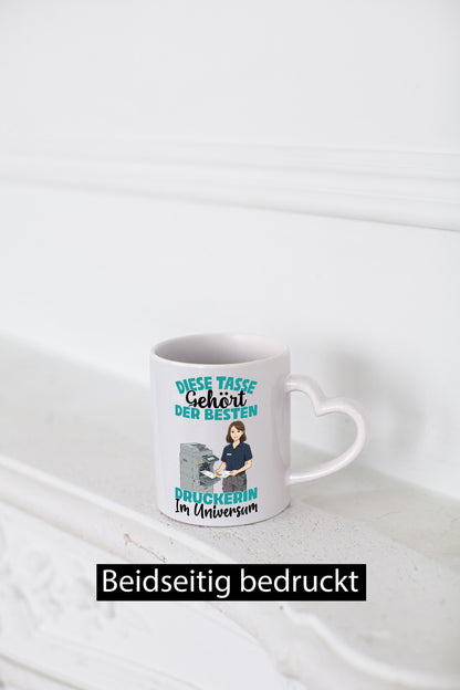 Im Universum: Druckerin | Druckerei Print Medien Geschenk Humor Geschenkidee
