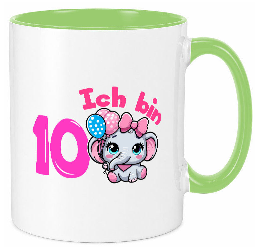 10. Geburtstag | 10 Jahre Elefant Mädchen Geschenk Geschenkidee lustiger Spruch