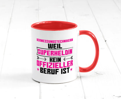 Superheldin Vermessungstechnikerin | Techniker Humor Geschenkidee Tasse
