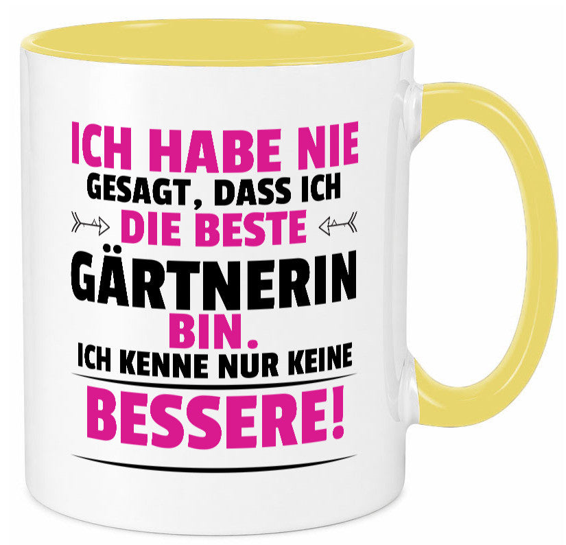 Die Beste Gärtnerin | Gartenbau lustiger Spruch Geschenk Humor Geschenkidee