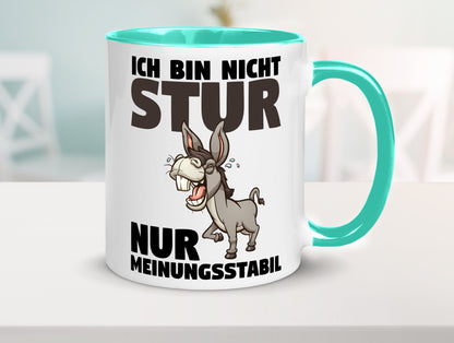 Sturer Esel | Sturkopf Tasse Dickkopf Spruch Humor lustiger Geschenk