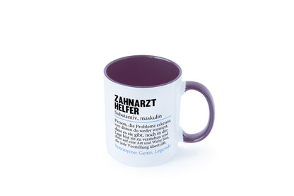 Zahnarzthelfer | Spruch Humor Zahnmedizin Geschenkidee Tasse