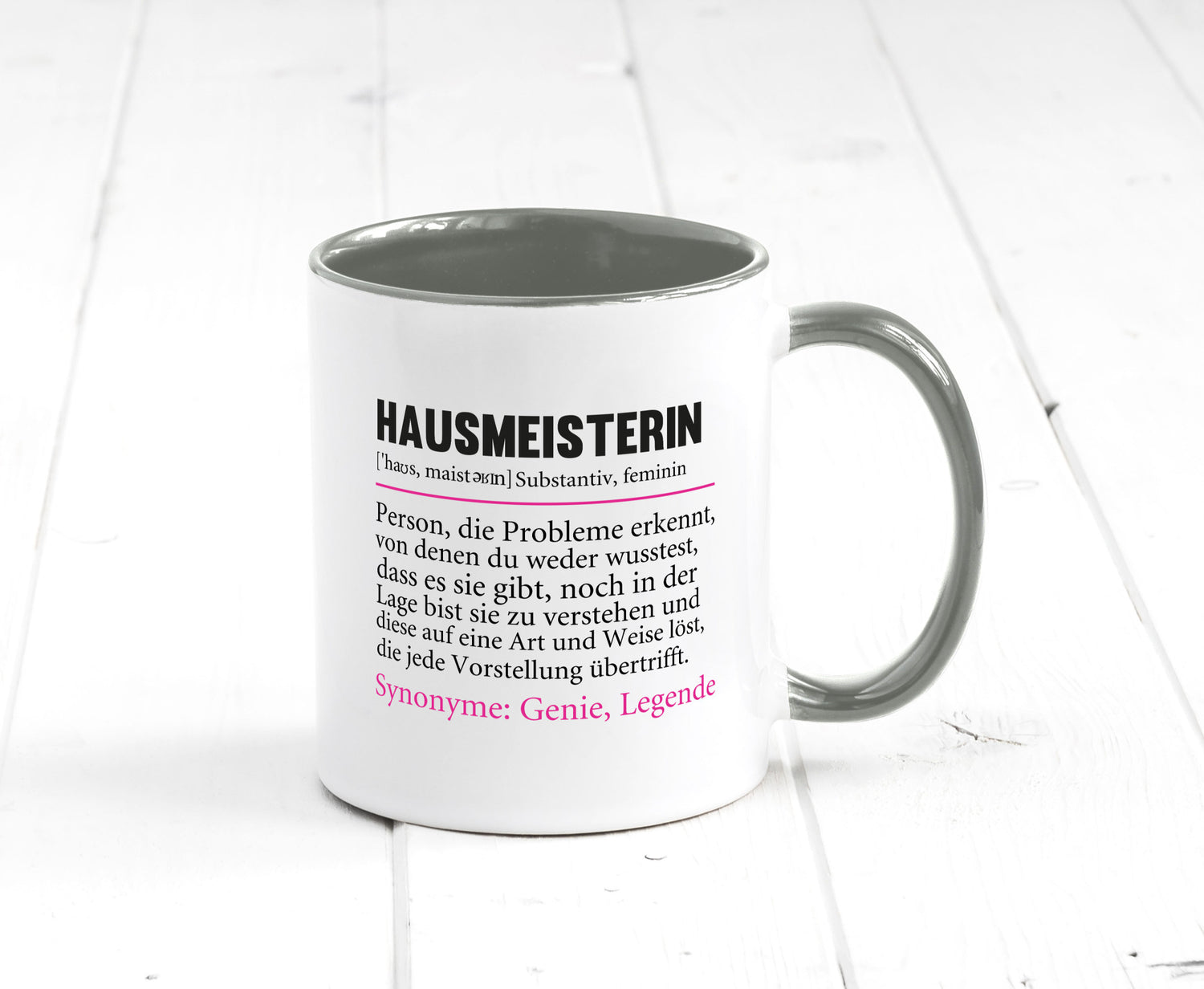 Hausmeisterin | Hauswart Beruf Spruch Humor Geschenkidee Arbeit Kollegen Büro