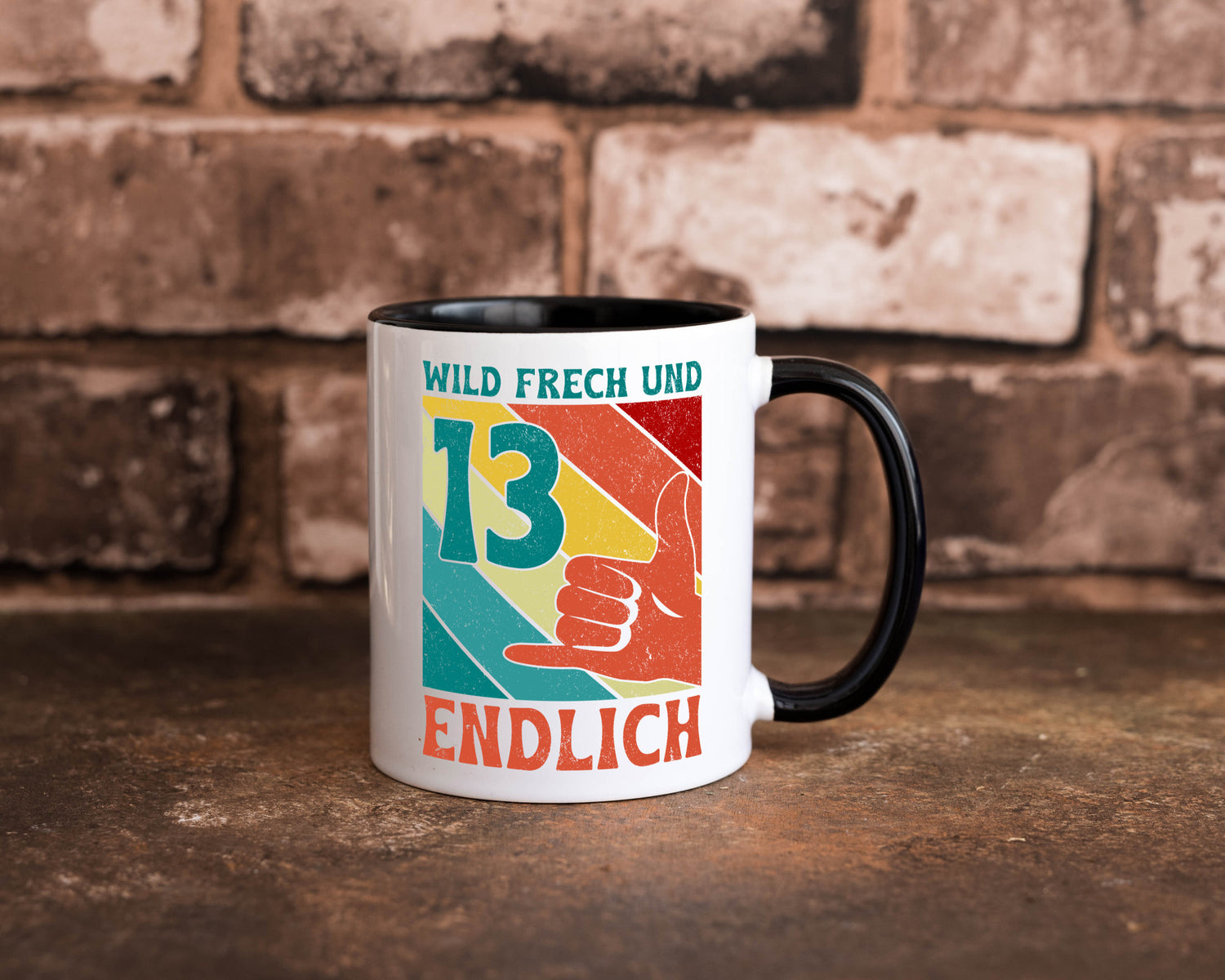 13. Geburtstag | 13 Jahre Wild und Frech Humor Geschenkidee Tasse