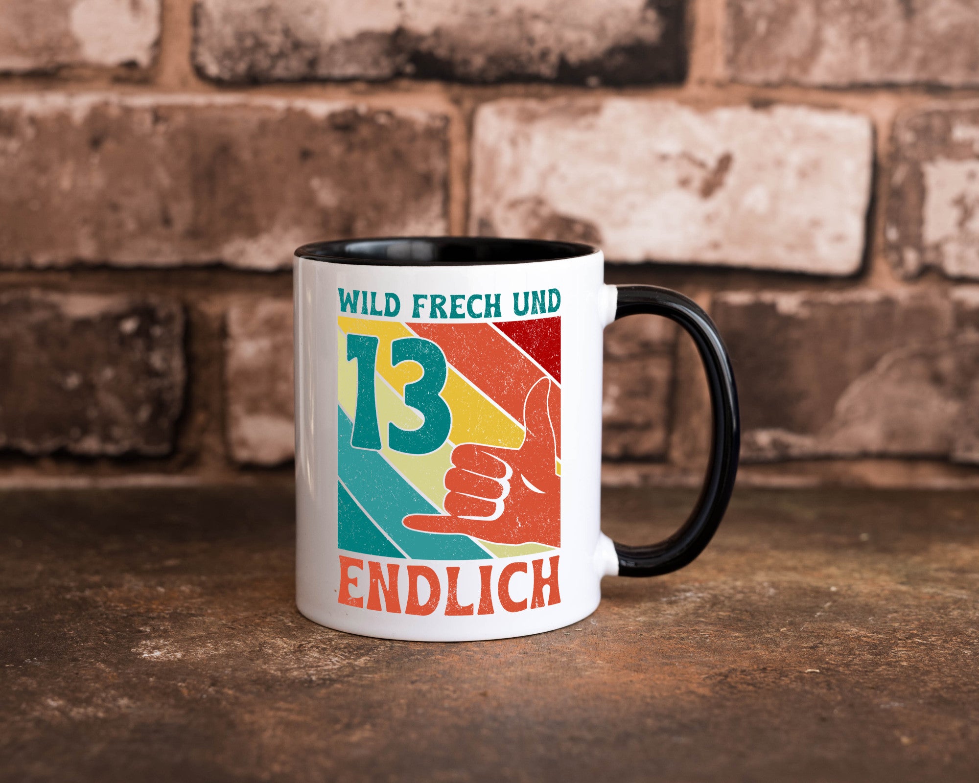 13. Geburtstag | 13 Jahre Wild und Frech Humor Geschenkidee Tasse