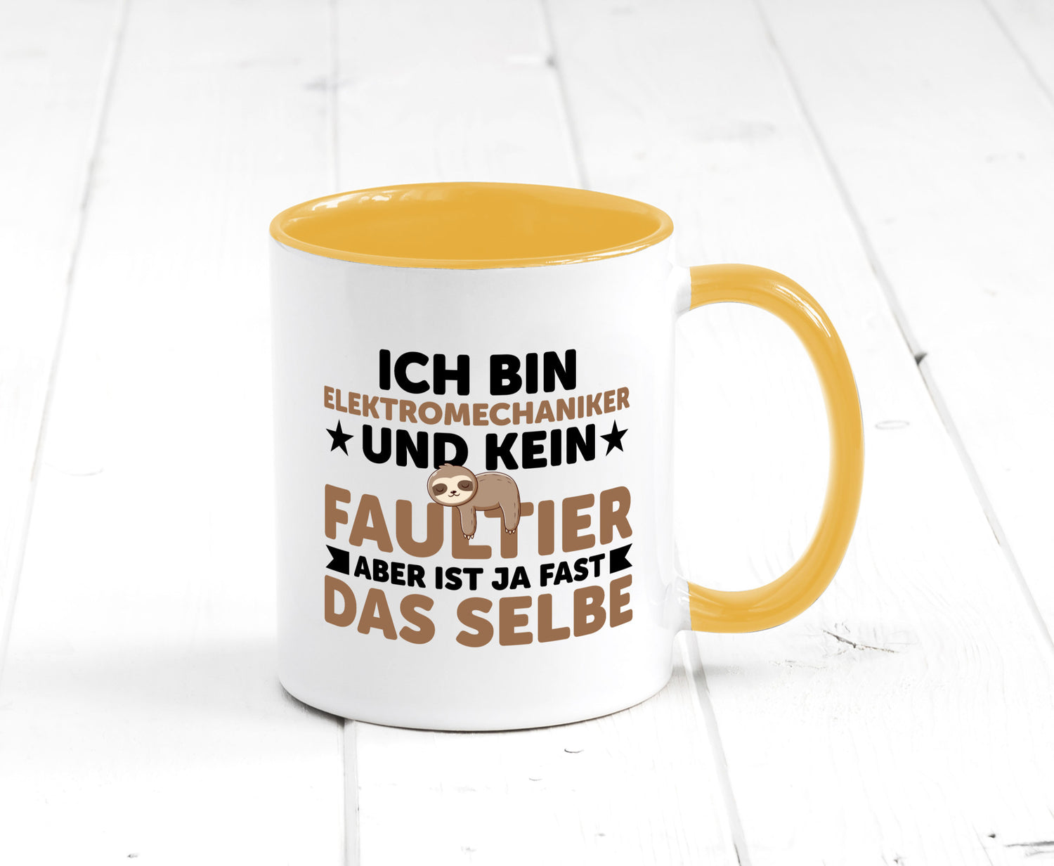 Ich bin kein Faultier: Elektromechaniker | Mechaniker Geschenkidee