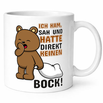 Direkt keinen Bock! | Büro Faultier Morgenmuffel Geschenk Arbeit Kollegen