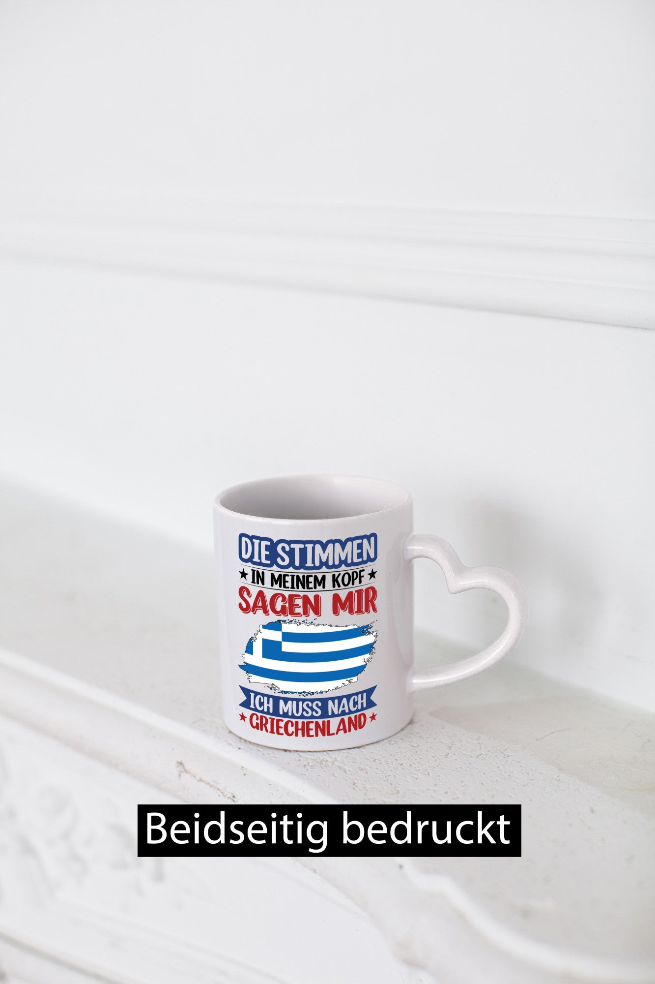Griechenland | Urlaub Stimmen in meinem Kopf Traumland Humor Geschenkidee Tasse