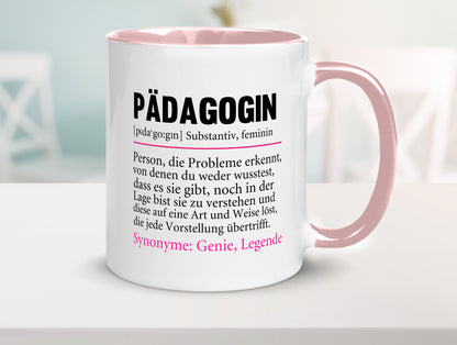 Pädagogin | Spruch lustig Humor Pädagogik v2 Geschenk Geschenkidee lustiger