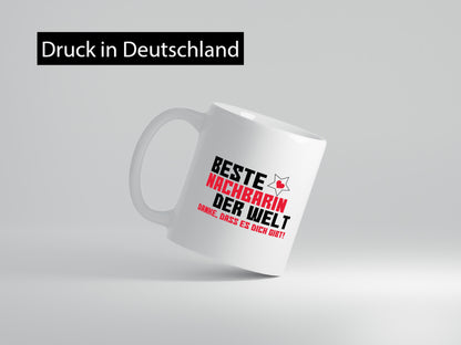 Bester Nachbar | Beste Nachbarin Freunde Nachbarschaft lustiger Spruch Geschenk