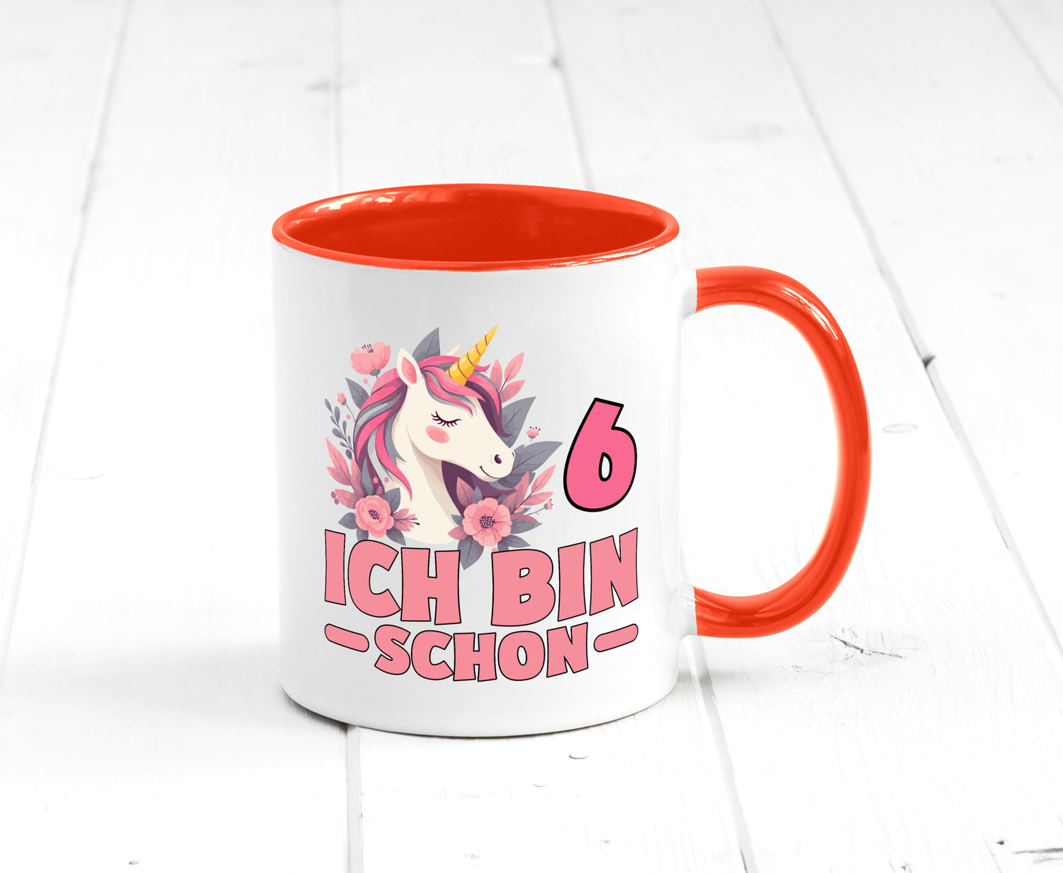 6. Geburtstag | 6 Jahre Einhorn bin schon Mädchen Geschenk Geschenkidee