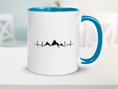 Berge Motiv | Alpen Skifahren Skiurlaub Apres Ski Geschenkidee Humor Tasse