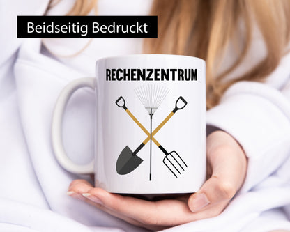 Rechenzentrum | Gärtner Garten lustiger Spruch Geschenk Humor Geschenkidee Tasse
