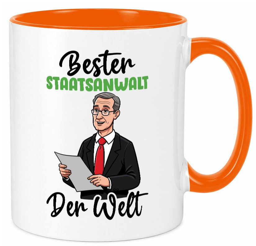 Bester Staatsanwalt | Anwalt Jurist v2 Geschenkidee Humor Tasse