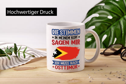 Osttimor | Urlaub Stimmen in meinem Kopf Traumland lustig Humor Geschenkidee