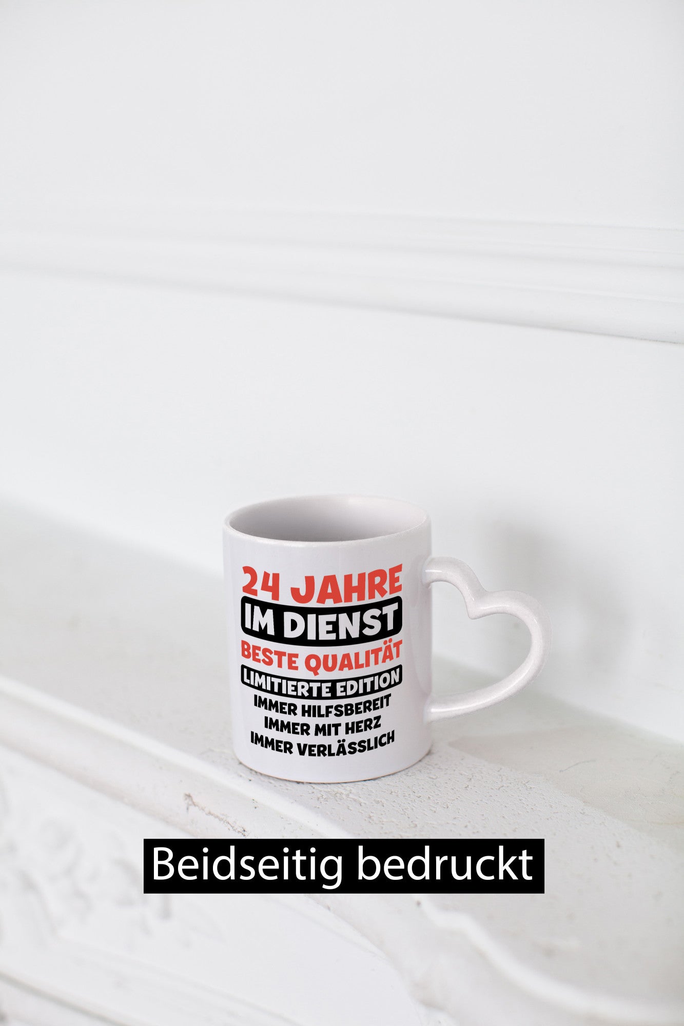 24 Jahre im Dienst | Jubiläum Arbeit v3 Geschenkidee Kollegen Büro Humor Tasse
