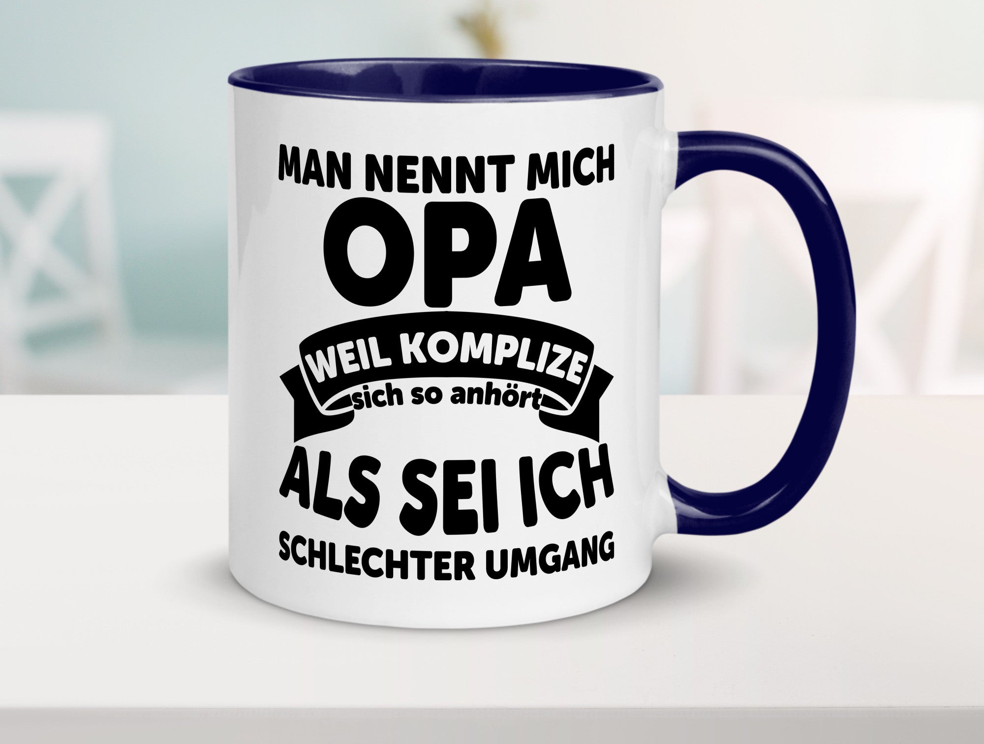 Nenn mich Opa, Komplize schlechter Umgang | Opa Witz Geschenk Familie