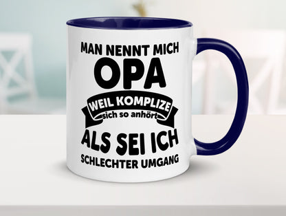 Nenn mich Opa, Komplize schlechter Umgang | Opa Witz Geschenk Familie