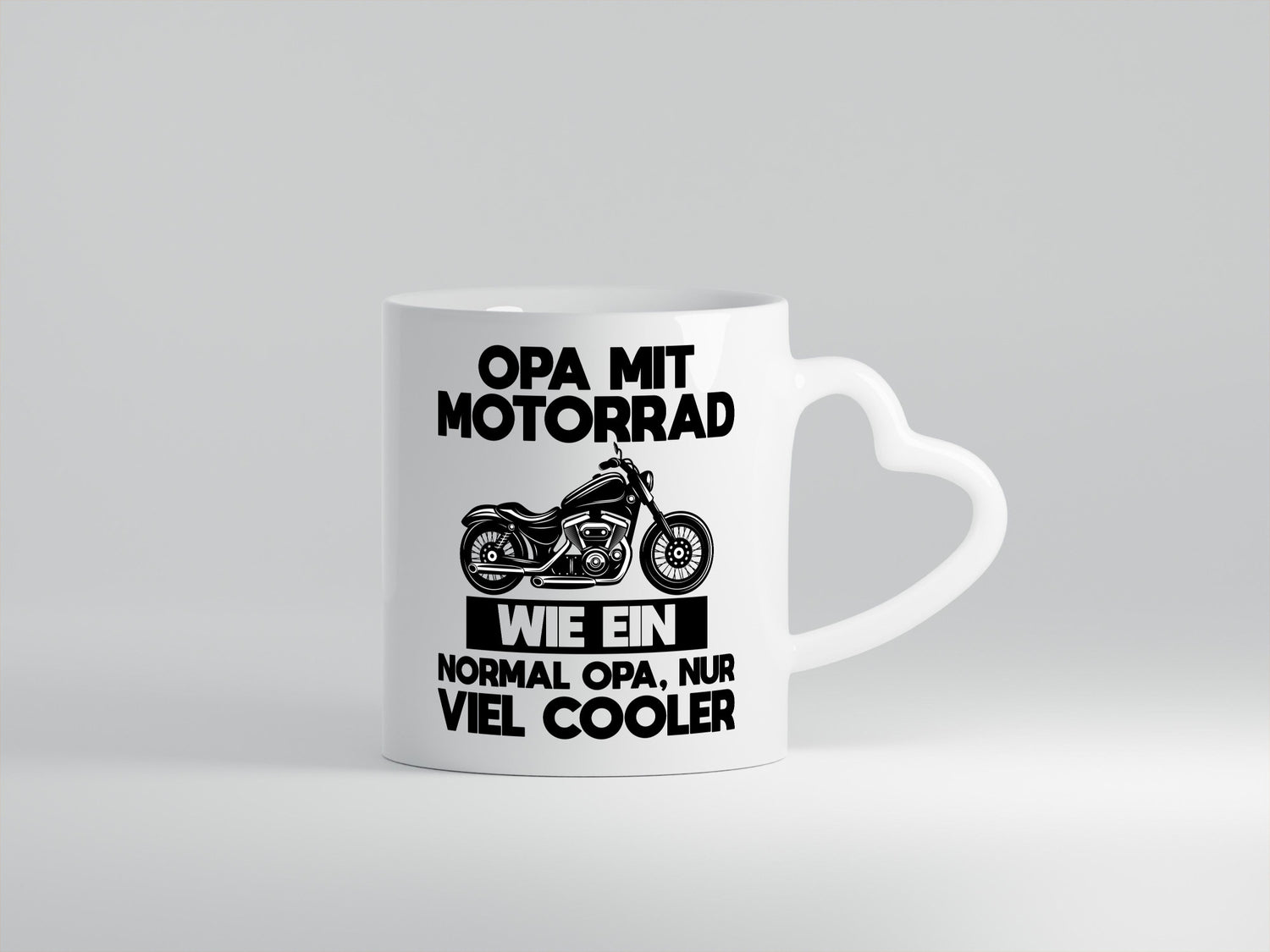 Opa mit Motorrad, viel cooler | Motorrad lustig Familie Geschenkidee Geschenk