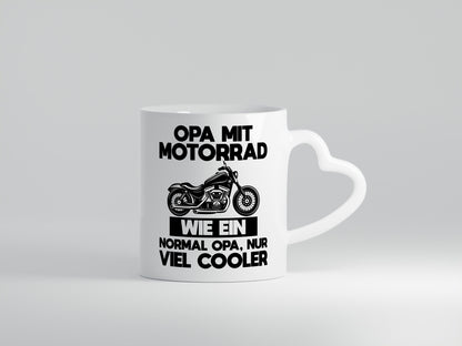 Opa mit Motorrad, viel cooler | Motorrad lustig Familie Geschenkidee Geschenk