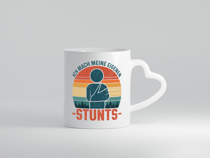 Ich mach meine eigene Stunts | Stuntman Gipsarm v2 lustig Humor Geschenkidee
