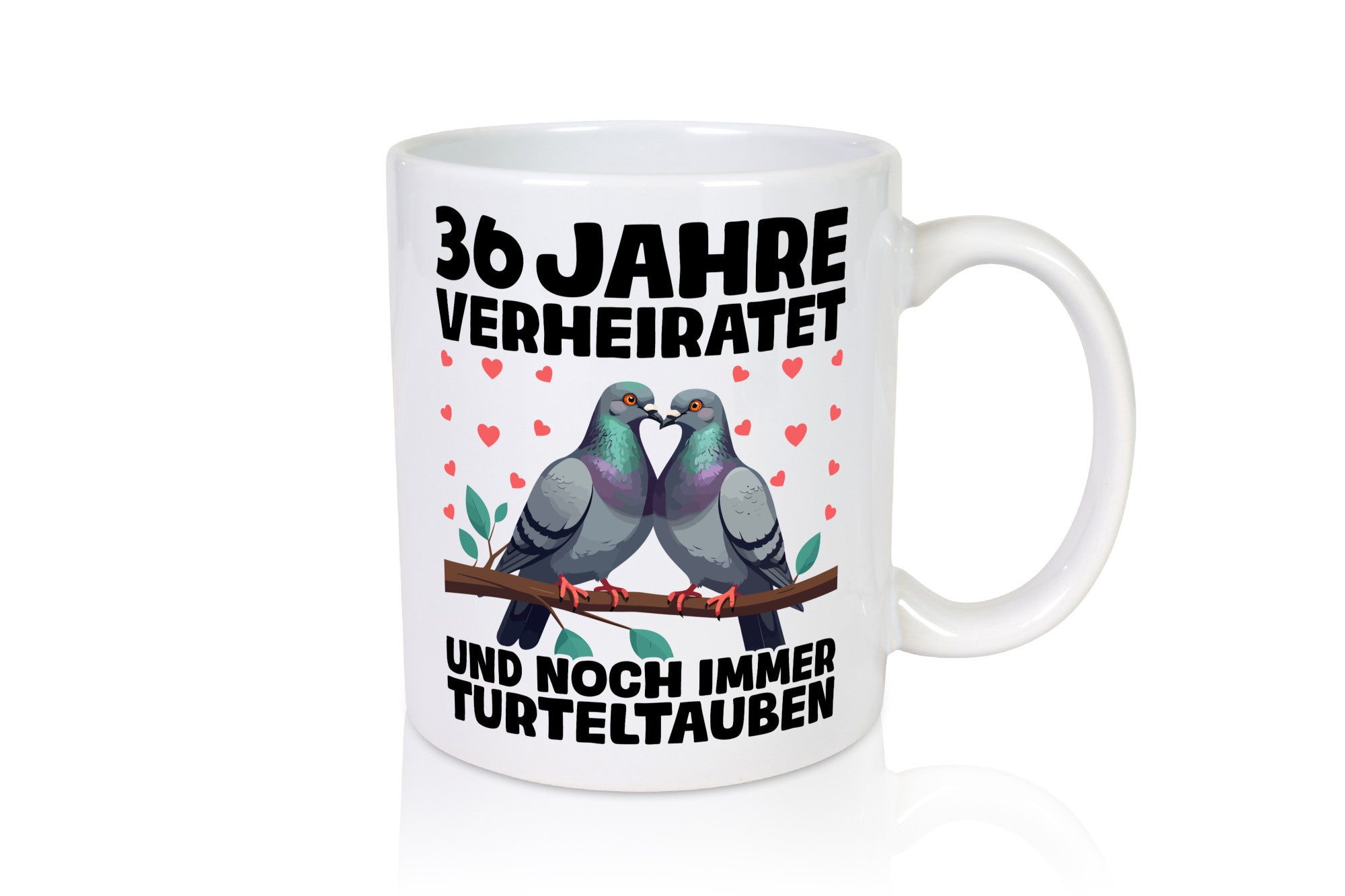 36 Jahre verheiratet | Turteltauben Ehe Ehepaar lustig Humor Geschenkidee