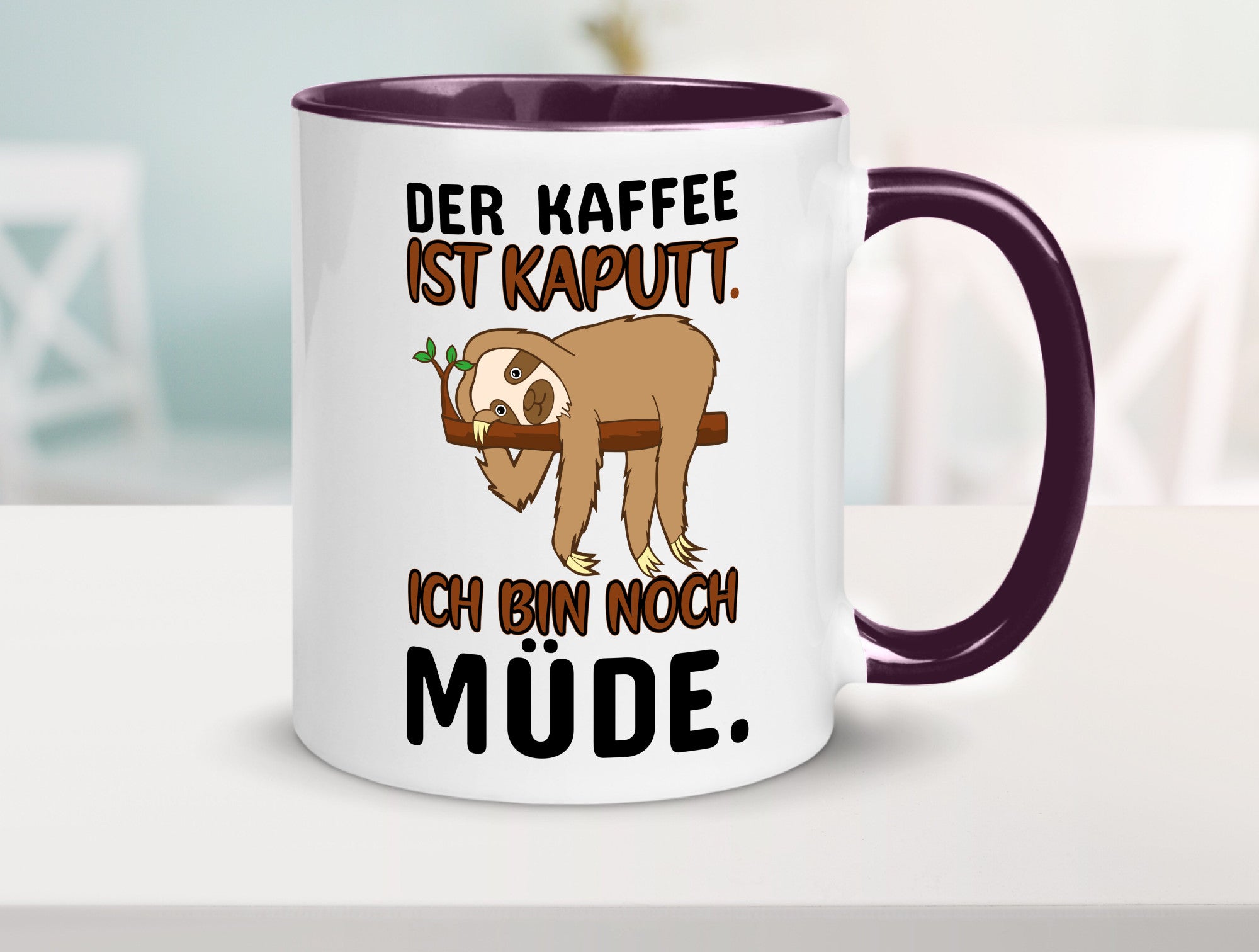 Der Kaffee ist kaputt v2 Geschenk Humor Geschenkidee lustiger Spruch Tasse
