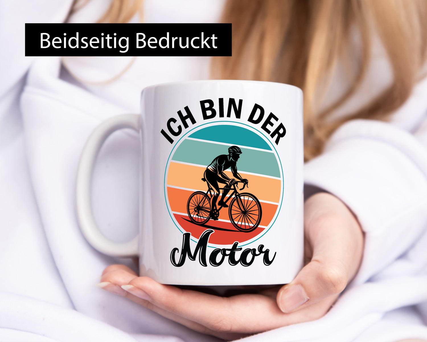 Ich bin der Motor | Mountenbike Fahrrad lustiger Spruch Geschenk Humor