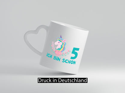Ich bin schon 5 | 5. Geburtstag Jährige Einhorn Geschenk Geschenkidee lustiger