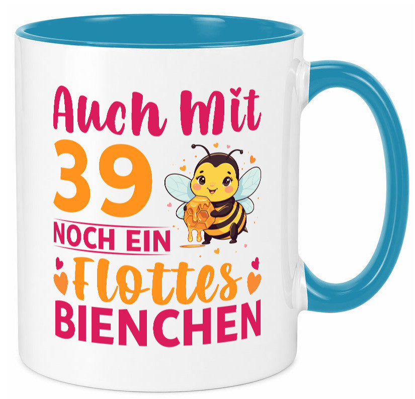 39. Geburtstag | Flottes Bienchen 39 Jahre lustiger Spruch Geschenk