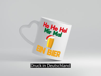 Ugly Christmas | Ho Ho Hol mir mal ein Bier Biernachten Geschenkidee Humor Tasse
