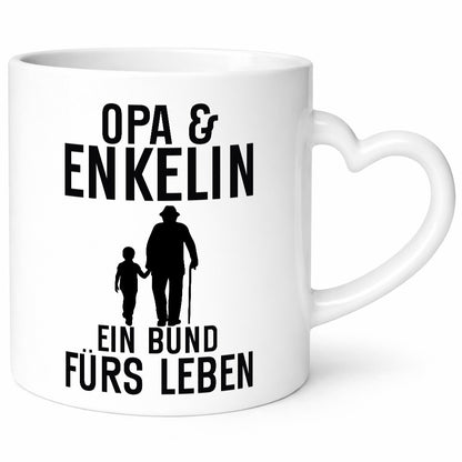 Bund fürs Leben | Opa Enkelin Großvater Zwei Fäuste Geschenk Familie