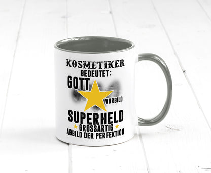 Bedeutung von Kosmetiker | Kosmetik Stylist Visagist Geschenkidee Humor Tasse