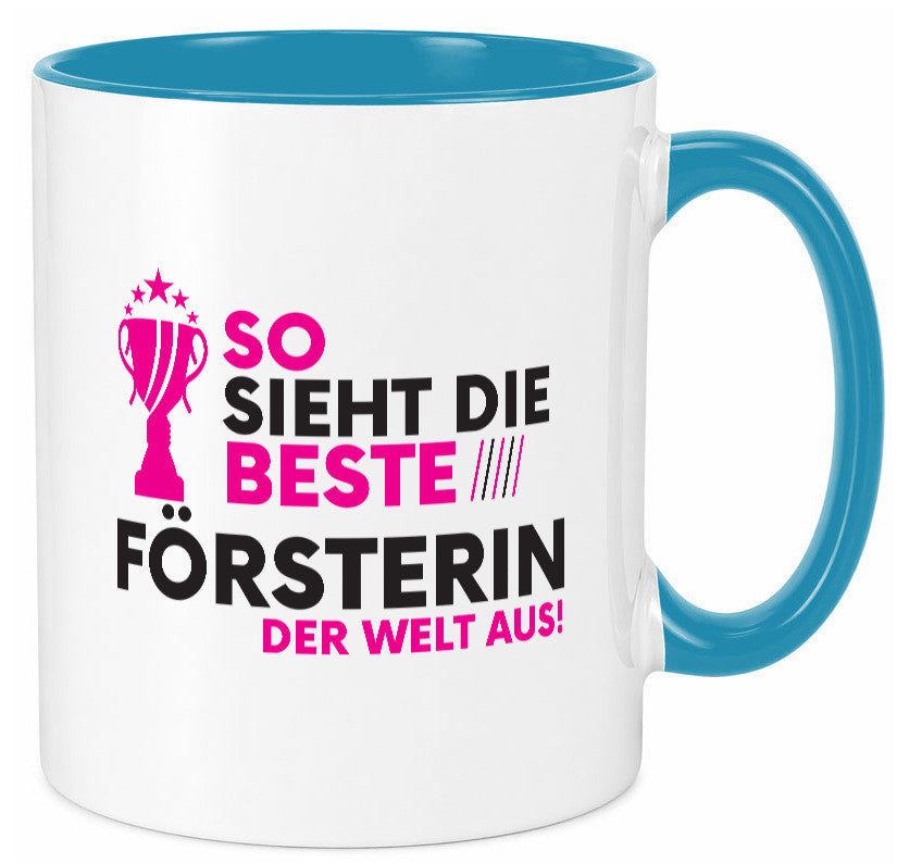 Die Weltbeste Försterin | Forst Arbeit Humor Kollegen Büro Geschenkidee Tasse