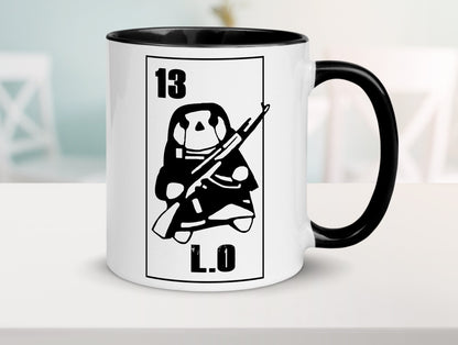 13 L.O lustiger Spruch Geschenk Humor Geschenkidee Tasse
