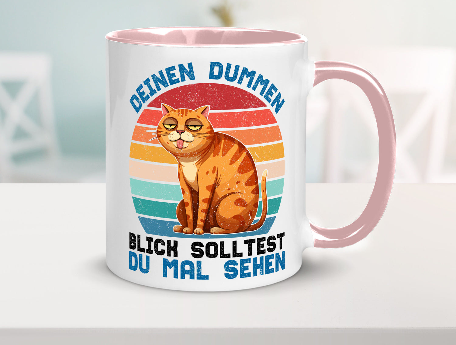 Deinen dummen Blick solltest du mal sehen | Katze Geschenkidee Tierliebhaber