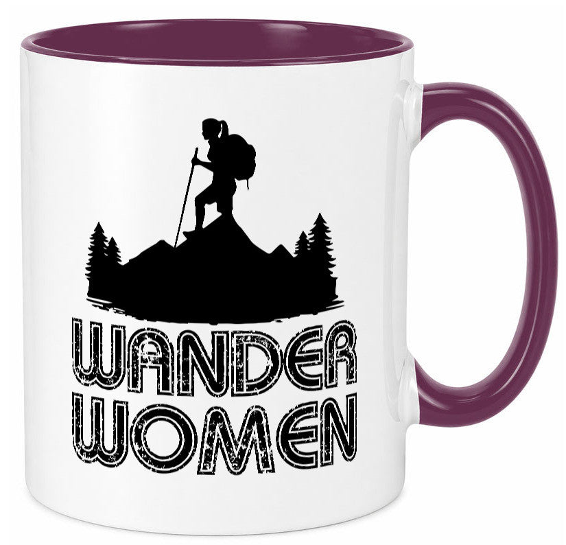 Wander Woman | Wandern Berge Geschenk Familie Geschenkidee lustiger Spruch Tasse